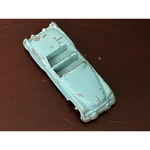 Vintage Goodee 1950's Metal Diecast Teal Cadillac Convertible 3" - Picture 7 of 12